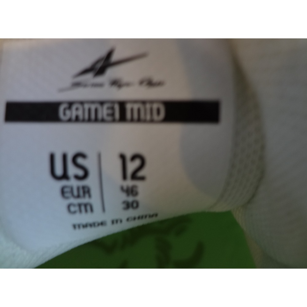 Sneakers Adidas Serious Game1 Mid Childhood white/green Mens 12 NWOT - Picture 6 of 8